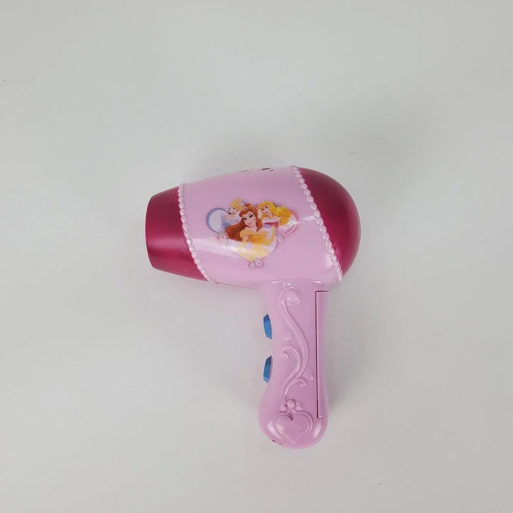 Disney Princess‎ Toy Hair Dryer Pink Magenta Pretend Play Dress Up Working